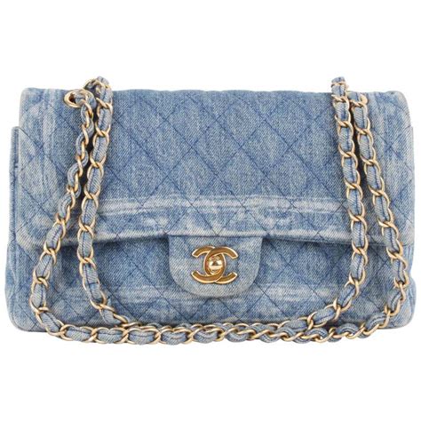 chanel green denim bag|denim chanel bag 2022.